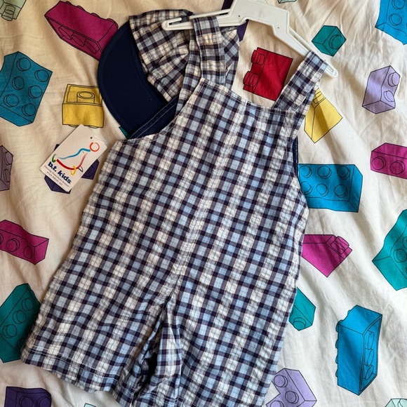 NWT Vintage Baseball Overalls with Cap - Picture 5 of 5